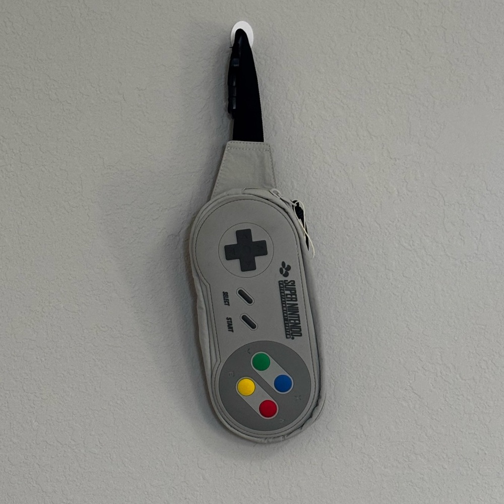 Zara Gray Retro Controller Sling Bag